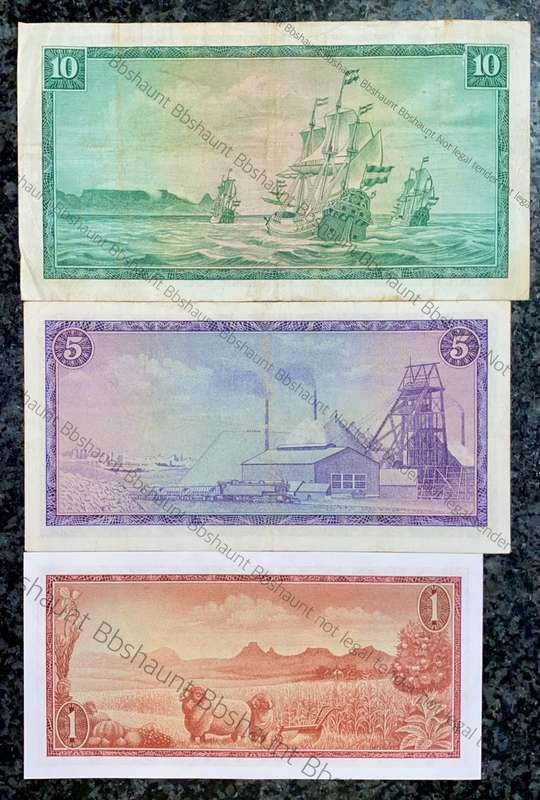 COMPLETE SET OF G.RISSIK R10 - C11, R5 - F23 & (R1 - A109 UNC) -- 2ND ISSUE 1966 (1 BID TAKES ALL)