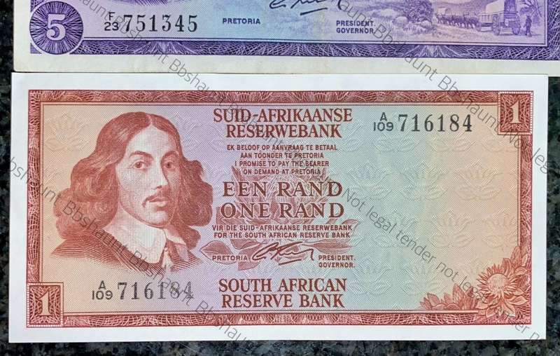 COMPLETE SET OF G.RISSIK R10 - C11, R5 - F23 & (R1 - A109 UNC) -- 2ND ISSUE 1966 (1 BID TAKES ALL)