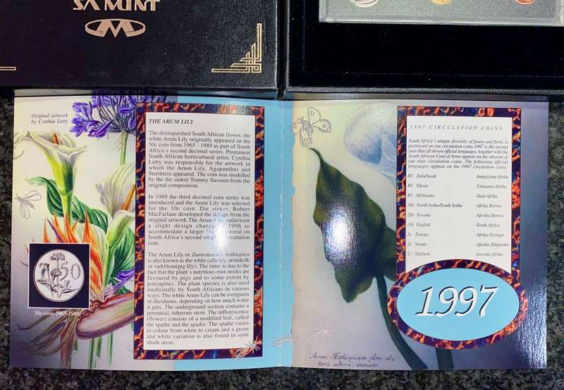 SOUTH AFRICA PROOF SET 1997