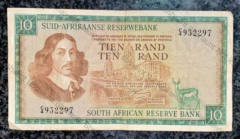 G RISSIK R10-- C4-- SECOND ISSUE 1967 E/A SPRINGBUCK WTM