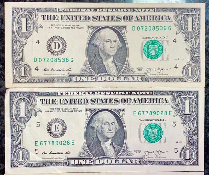 U S A SET 1 DOLLAR - CLEVELAND - RICHMOND - ATLANTA - SAN FRANCISCO - 2013 & 2017(1 BID TAKES ALL)