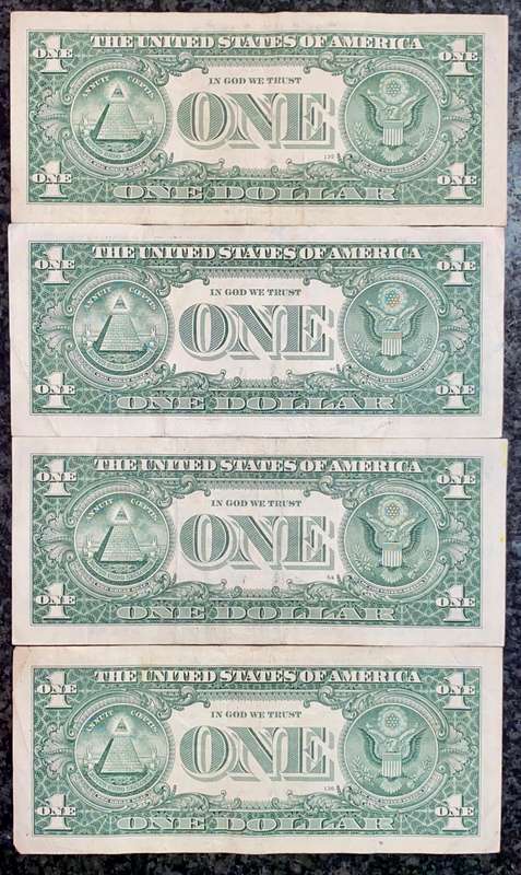 U S A SET 1 DOLLAR - CLEVELAND - RICHMOND - ATLANTA - SAN FRANCISCO - 2013 & 2017(1 BID TAKES ALL)