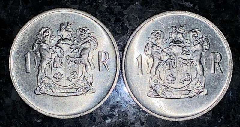 SOUTH AFRICA SILVER SET R1 --1969 BOTH ENGLISH & AFRIKAANS VERY GOOD COND SILVER 80%(1 BID TAKES ALL
