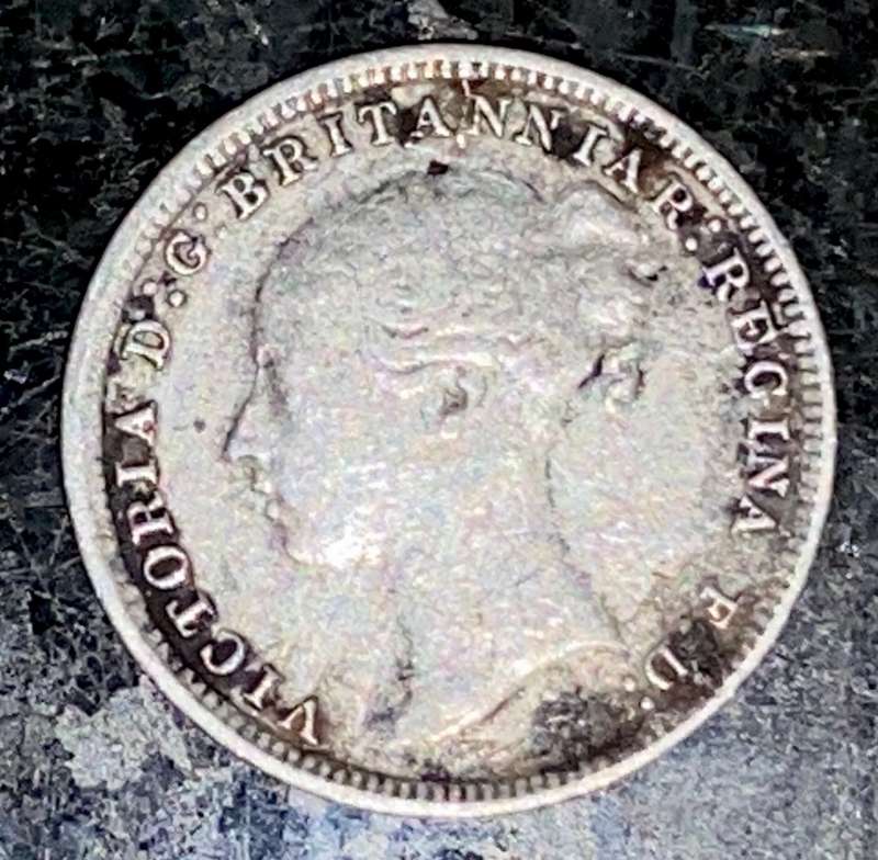 GREAT BRITAIN SILVER 3 PENCE 1871