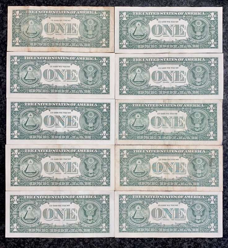 U S A - 1 DOLLAR FEDERAL BANK COLLECTION- BOSTON,NEW YORK,CLEVELAND,RICHMOND,ATLANTA,SAN FRANCISCO