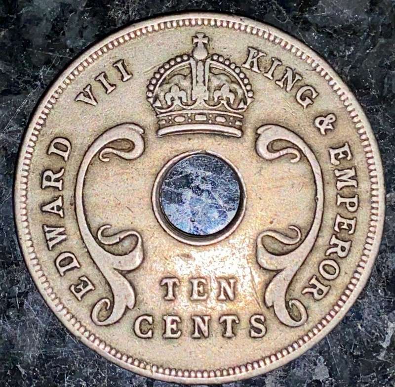EAST AFRICA & UGANDA PROTECTORATES SET 10 CENT 1906
