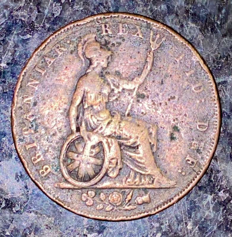 GREAT BRITAIN 1/2 PENNY 1827