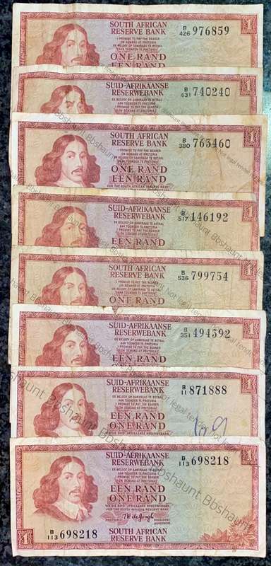 TW DE JONGH R1 - B SERIES ( 1 BID TAKES ALL 8 NOTES)