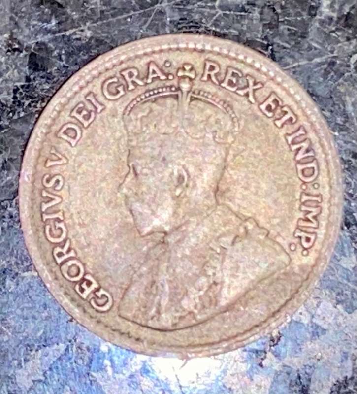 CANADA SILVER 5 CENT 1908 - STERLING 92.5 SILVER