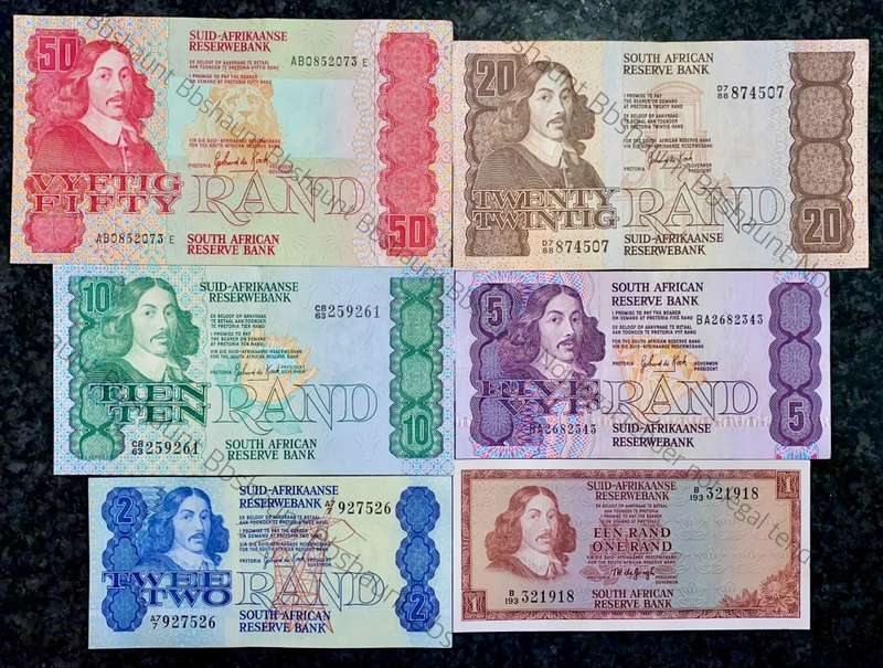 COMPLETE SET OF GPC DE KOCK R50 TO R2 GOOD CONDITION 1980s(R1 TW DE JONGH 1975 (1 BID TAKES ALL)