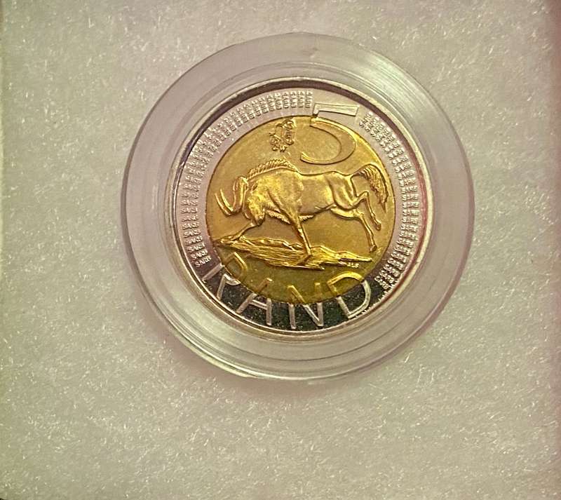 SOUTH AFRICA OOM PAUL MINTMARK R5 -- 2006 -- MINTAGE 957 -- BOX WITH CERTIFICATE IN CAPSULE