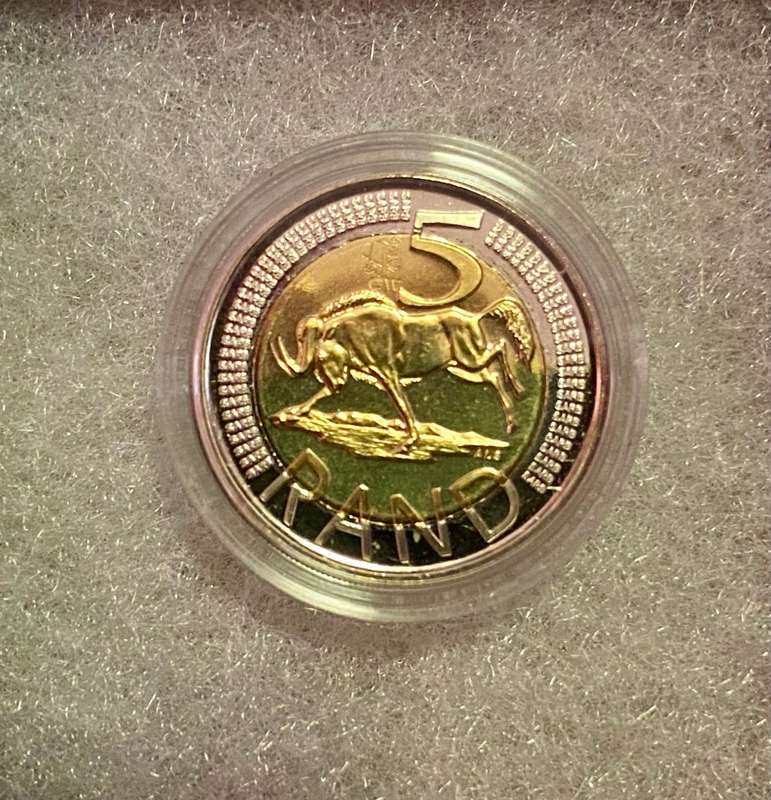 SOUTH AFRICA PROOF OOM PAUL MINTMARK R5 -- 2018 -- MINTAGE ONLY 254 -BOX WITH CERTIFICATE IN CAPSULE