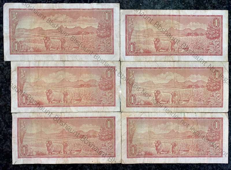 TW DE JONGH R1 - B SERIES & 1 A - SERIES( 1 BID TAKES ALL 6 NOTES)