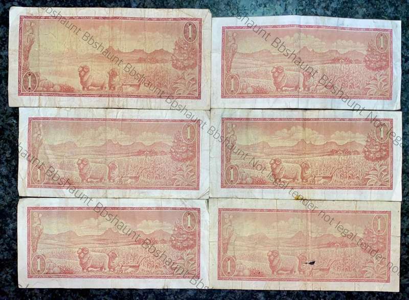TW DE JONGH R1 - B SERIES & 1 A - SERIES( 1 BID TAKES ALL 6 NOTES)