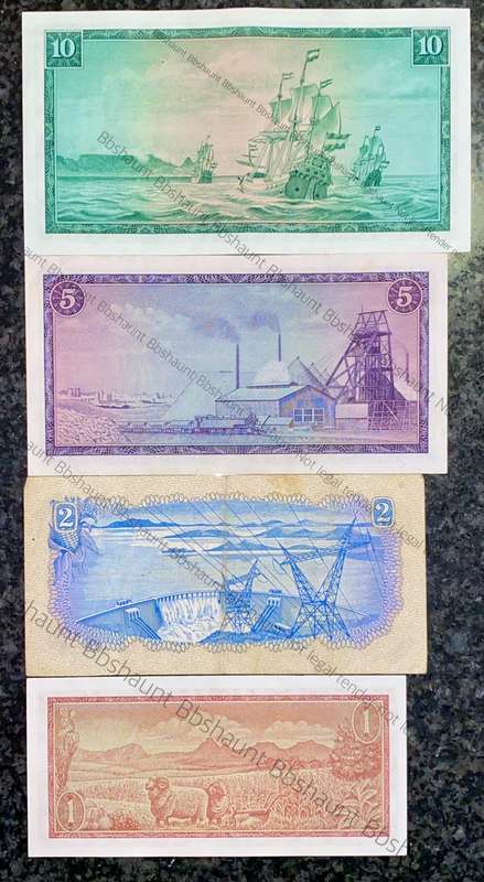 COMPLETE SET OF TW DE JONGH & DECIMALS R10 TO R1 MOSTLY GOOD CONDITION (1 BID TAKES ALL)