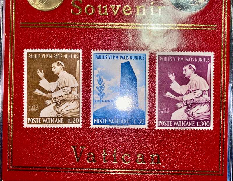 VATICAN CITY UNC 1978 COIN & STAMP COLLECTION POPE PAULUS II PONT MAX
