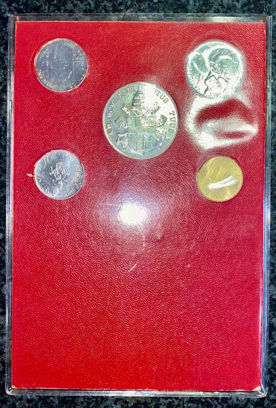 VATICAN CITY UNC 1978 COIN & STAMP COLLECTION POPE PAULUS II PONT MAX