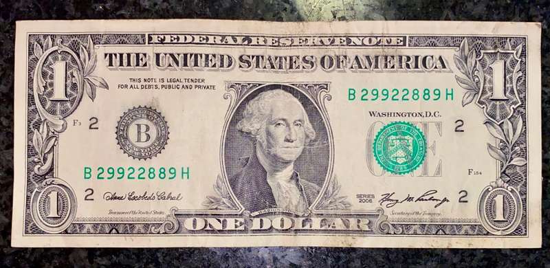 U S A 1 DOLLAR NEW YORK 2006