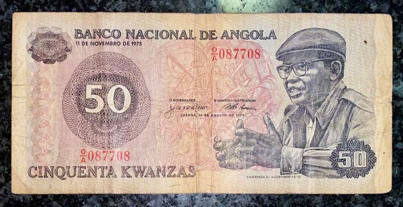 ANGOLA 50 KWACHA 1976