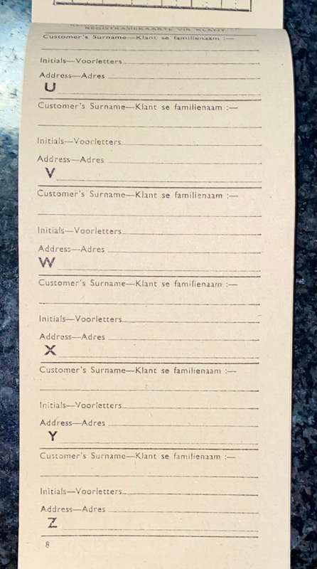 S A UNION PETROL RATION FILLING STATION FULL UNUSED COUPON BOOK & 4 + 5 GALLON 1942/45 WW2