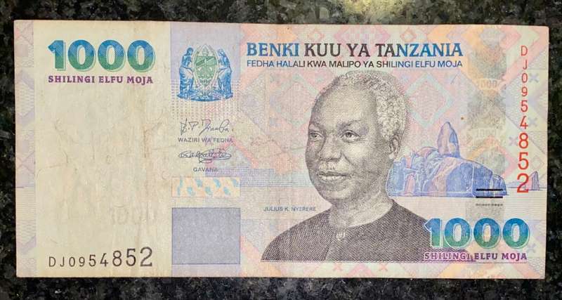 TANZANIA 1000 SHILLINGS 2003