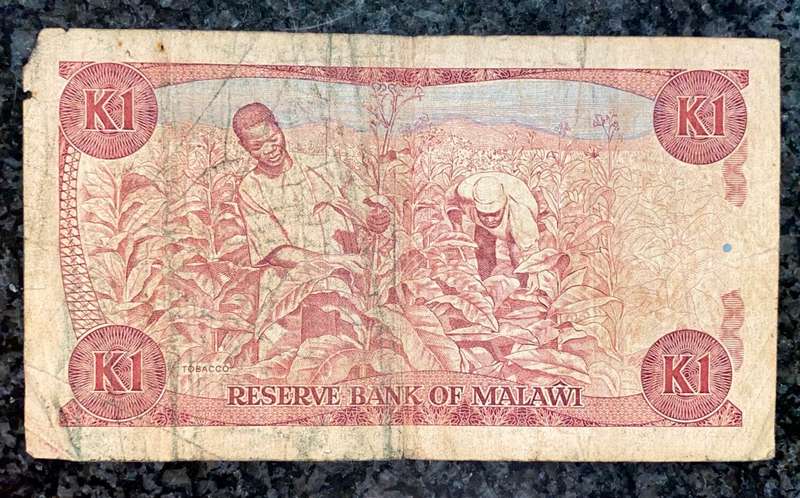 MALAW 1 KWACHA 1988