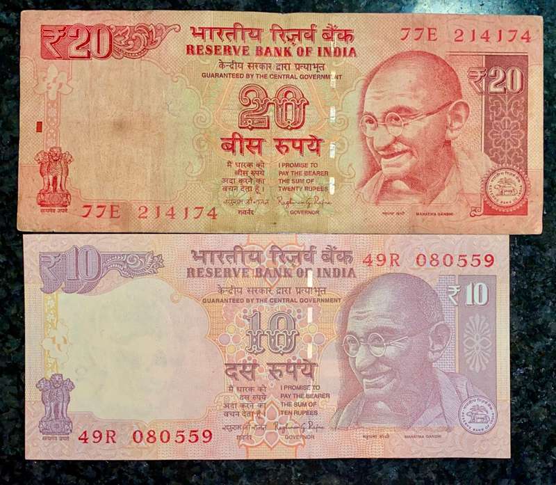 INDIA 20 RUPEE 2015 & 10 RUPEE 2014(1 BID TAKE ALL)