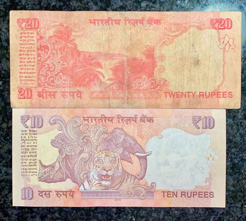 INDIA 20 RUPEE 2015 & 10 RUPEE 2014(1 BID TAKE ALL)