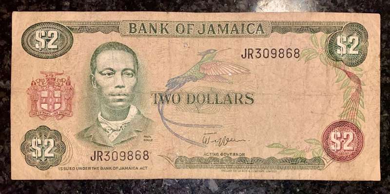 JAMAICA $2 DOLLARS 2013