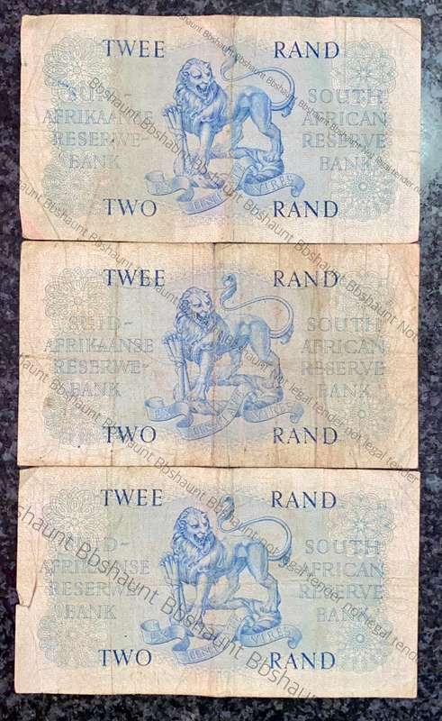 G RISSIK R2 -- B174, B189 & B193 --1961--- 4TH ISSUE (1 BID TAKES ALL)