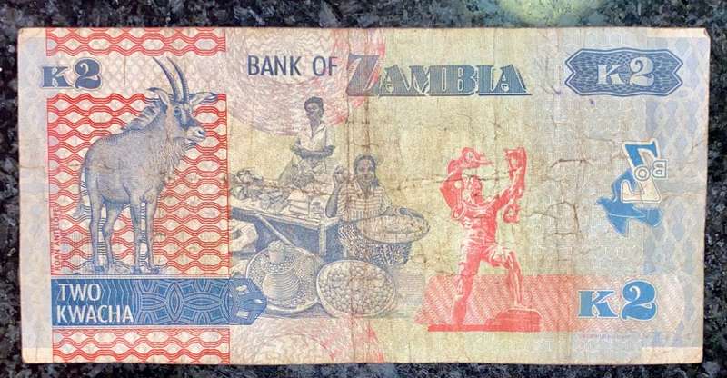 ZAMBIA 2 KWACHA  2018