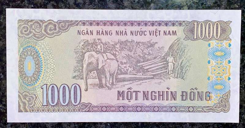 VIETNAM 1000 DONG UNC 1988