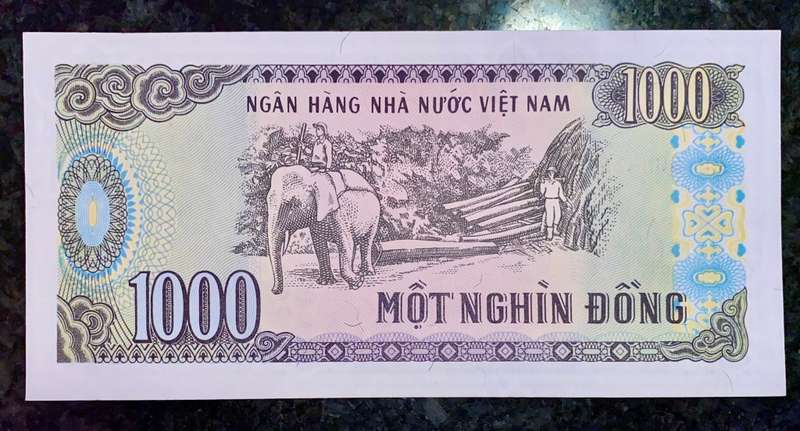 VIETNAM 1000 DONG 1988 UNC