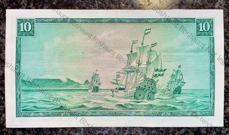 REPLACEMENT NOTE TW DE JONGH R10 -- W8 -- SPRINGBUCK WTM 1ST ISSUE 1967