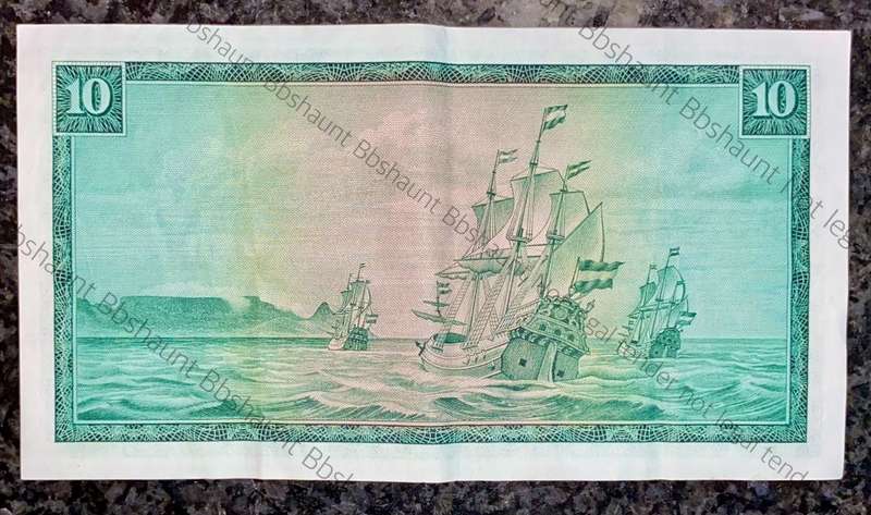 REPLACEMENT NOTE TW DE JONGH R10 -- W4 -- SPRINGBUCK WTM 1ST ISSUE 1967