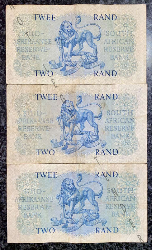 G RISSIK R2 - B121, B185 & B234 -- 1962 -- 1ST ISSUE (1 BID TAKES ALL)
