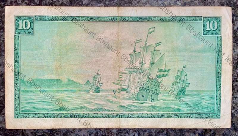 REPLACEMENT NOTE TW DE JONGH R10 -- W3 -- SPRINGBUCK WTM 1ST ISSUE 1967