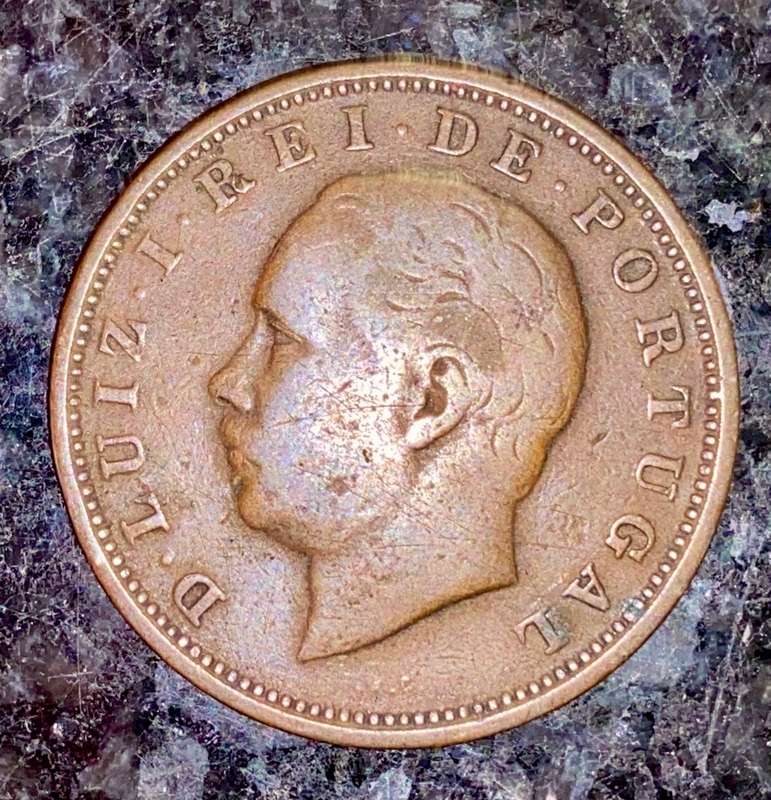 PORTUGAL 20 REIS 1883