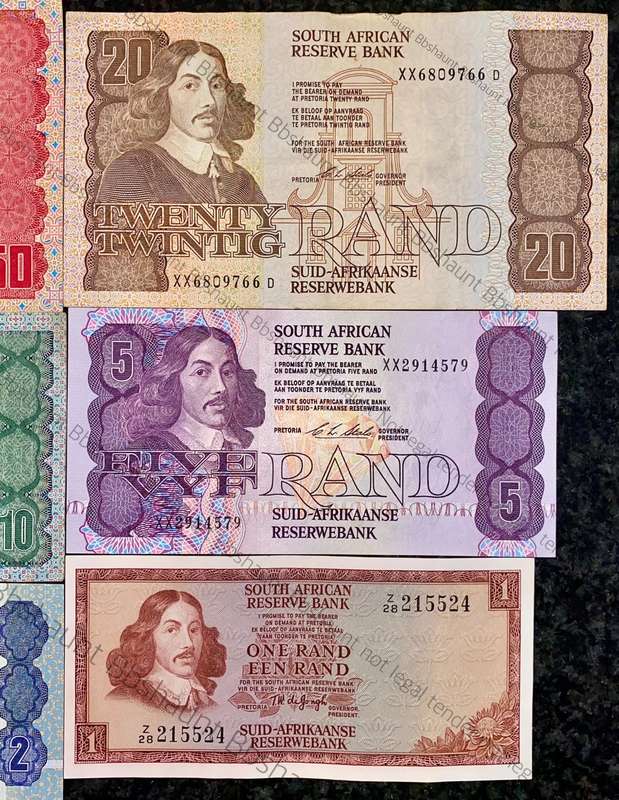 COMPLETE SET REPLACEMENT NOTES CL STALS R50XX TO R2WW - GOOD CONDITION 1990 (R1 Z28 -TW DE JONGH)