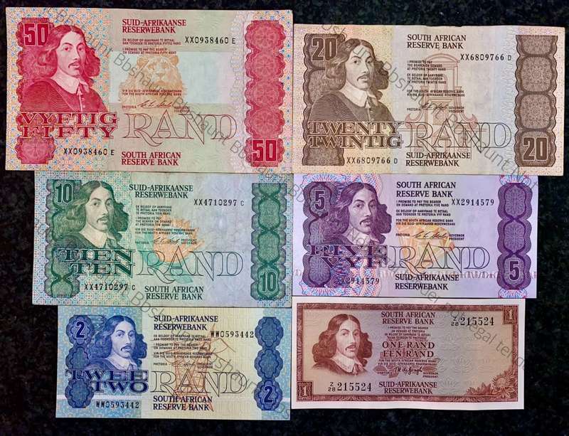 COMPLETE SET REPLACEMENT NOTES CL STALS R50XX TO R2WW - GOOD CONDITION 1990 (R1 Z28 -TW DE JONGH)