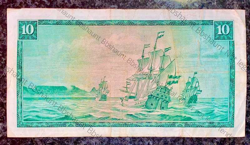 REPLACEMENT NOTE TW DE JONGH R10 -- W5 -- SPRINGBUCK WTM 1ST ISSUE 1967