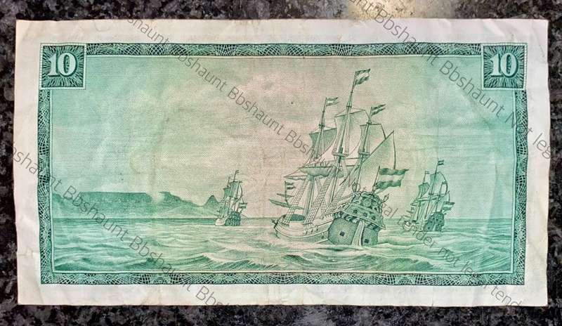 REPLACEMENT NOTE TW DE JONGH R10 -- W11 -- SPRINGBUCK WTM 1ST ISSUE 1967