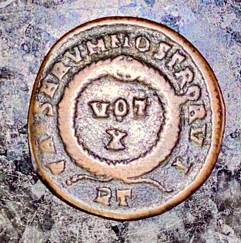 ROMAIN EMPIRE CAESAR -- 316AD -326AD -- FOILIS ROME MINT (RT) VOT X - WREATH CRISPUS