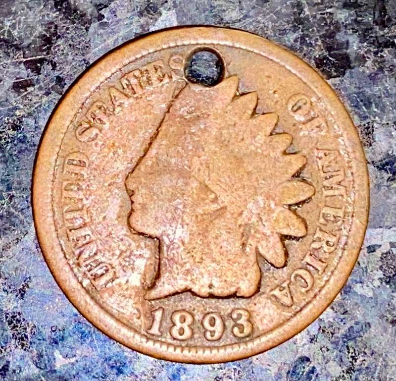 U S A - INDIAN HEAD PENNY 1893