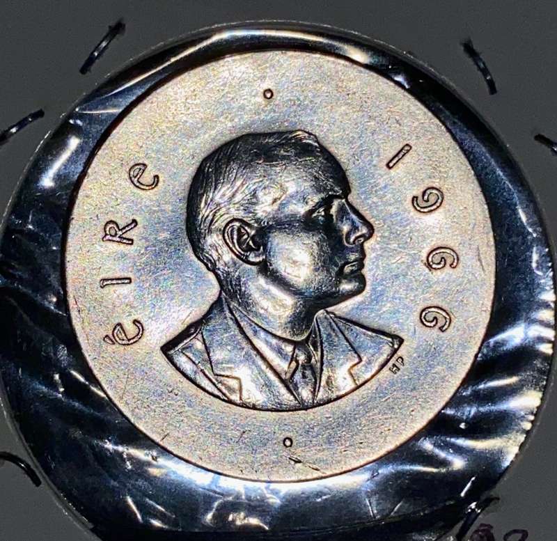 IRELAND SILVER 10 SHILLING 1966 - PATRICK PEARSE EASTER RISING - SILVER 83.33%