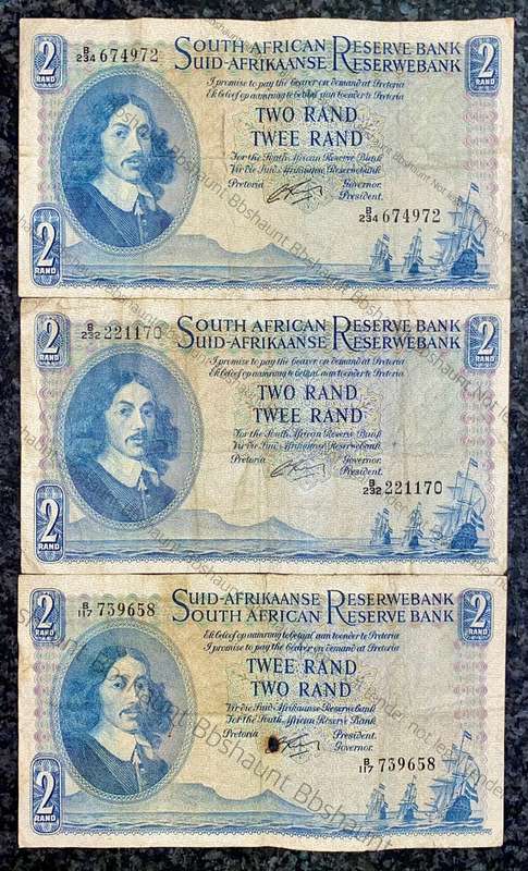 G RISSIK SET R2 --B234 - B232 - B117-- 1962 FIRST ISSUE (1 BID TAKES ALL)