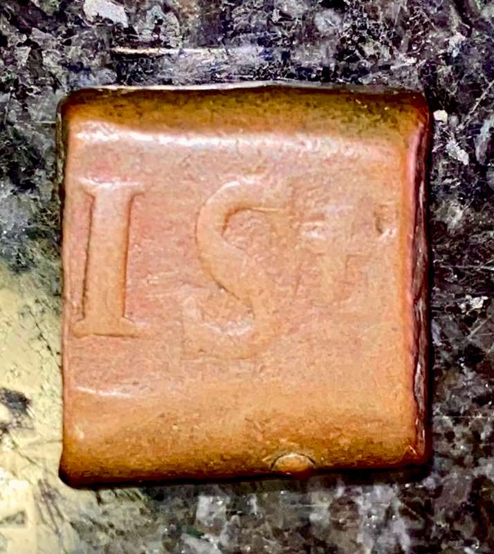 DUTCH EAST INDIES 1818 JAVA BONK 1 STAVIER EMERGENCY COIN 16.02grams