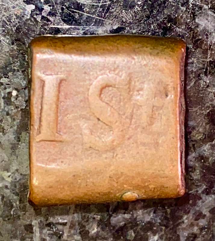 DUTCH EAST INDIES 1818 JAVA BONK 1 STAVIER EMERGENCY COIN 16.02grams