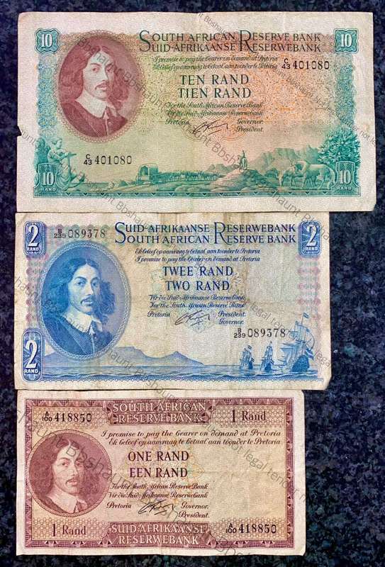G RISSIK SET R10 C43 - R2 B239 & R1 A100 -- FIRST ISSUE 1962(1 BID TAKES ALL)