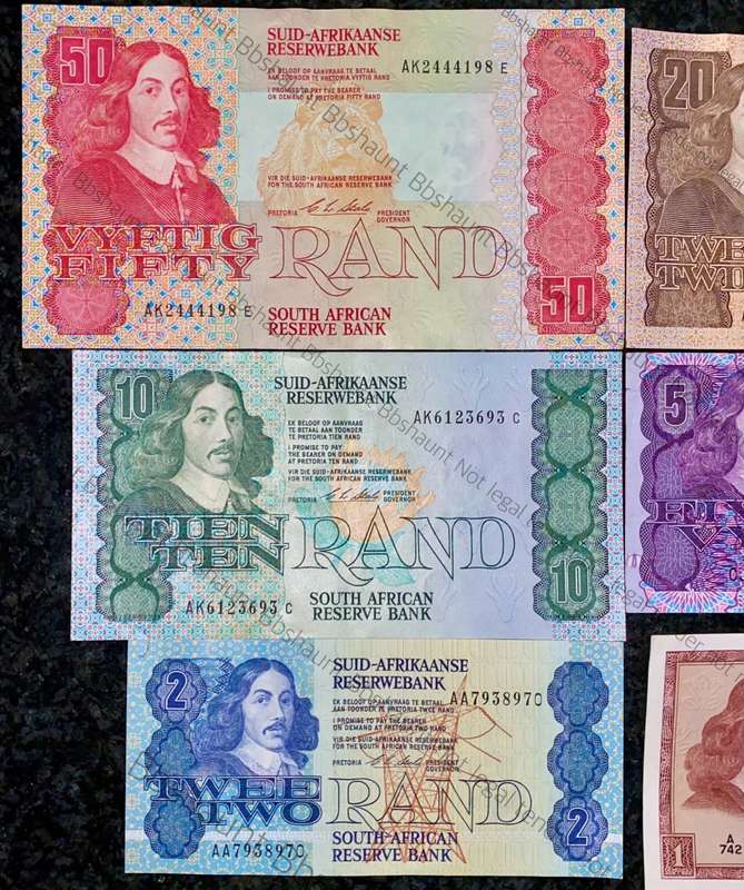 COMPLETE SET OF CL STALS & DECIMALS R50 TO R2AA GOOD CONDITION 1ST ISSUE 1990[R1A DE JONGH 1967)